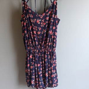 Shosho Sleeveless Floral Romper